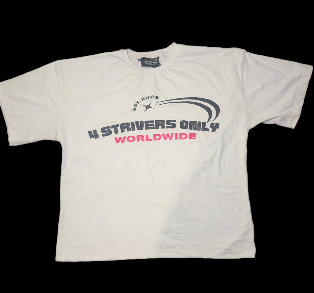White Worldwide Tees