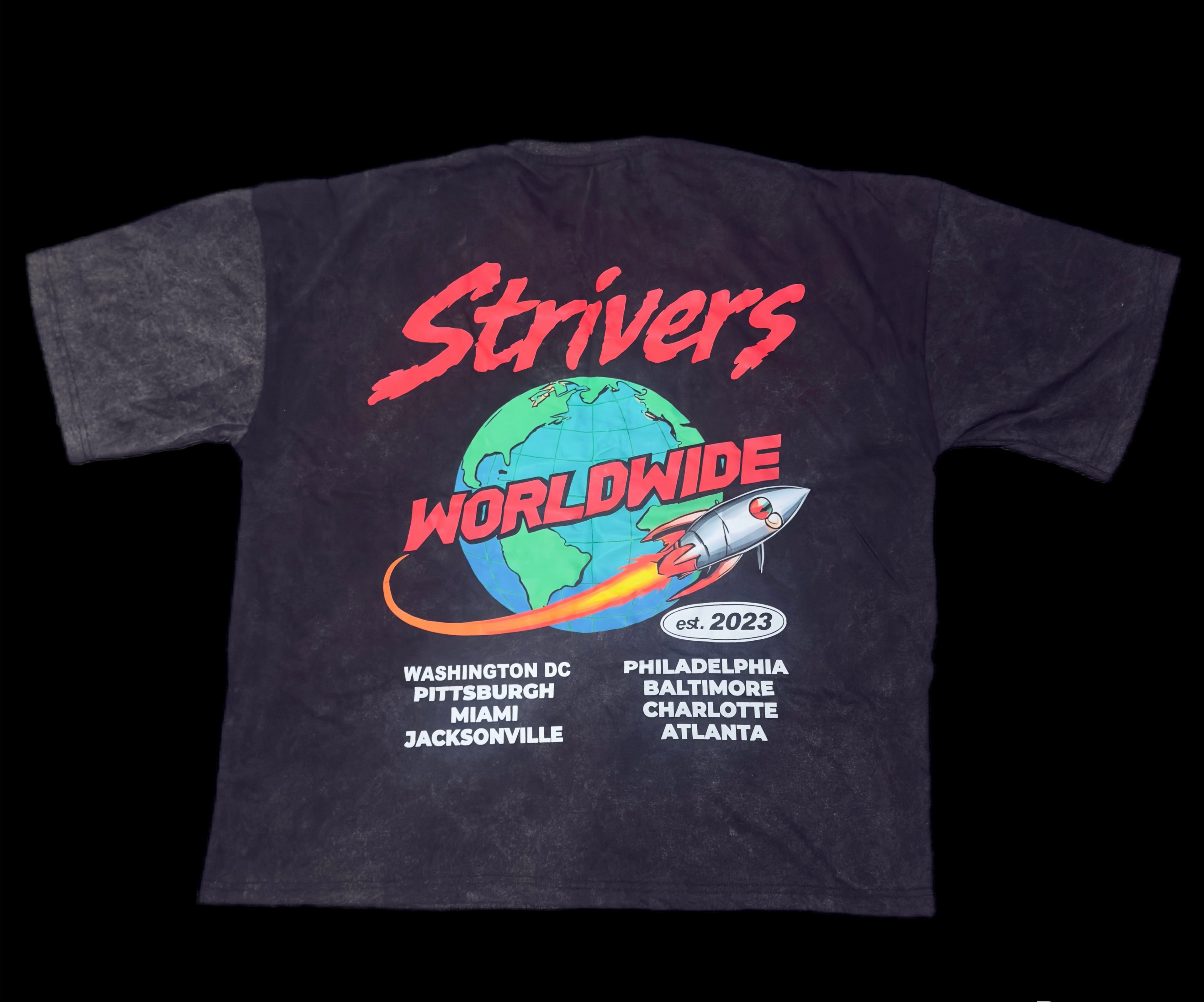 Black Worldwide Tee