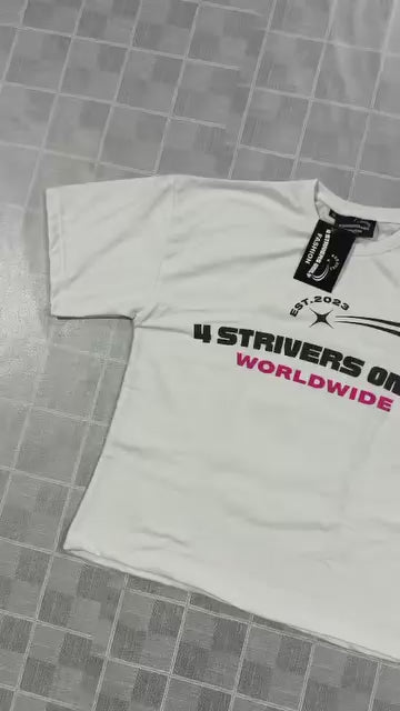 White Worldwide Tees